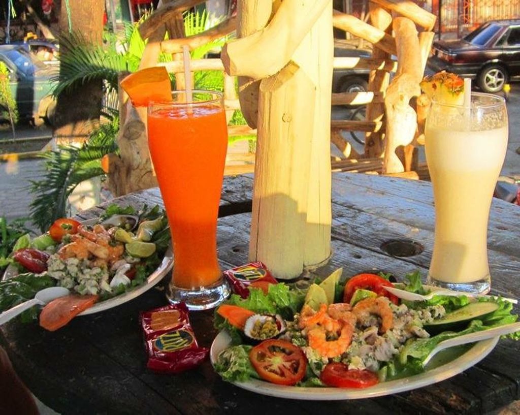 In Nicaragua, a rainbow of fruit flavors in a glass